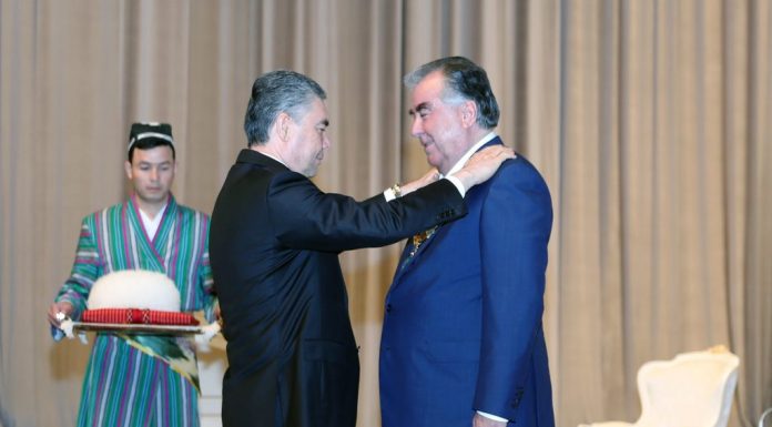 МУКОФОТИ ОЛӢ – “НИШОНИ ФАХРИИ САРОНИ ДАВЛАТҲОИ ОСИЁИ МАРКАЗӢ”